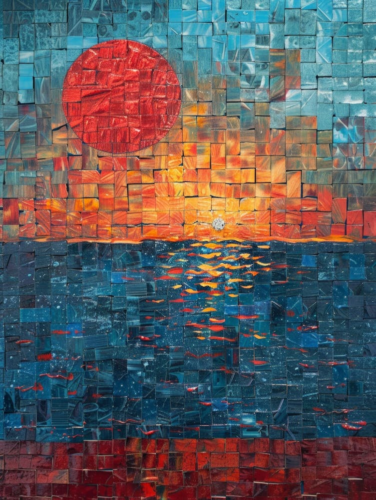 Mosaic Sunset 1
