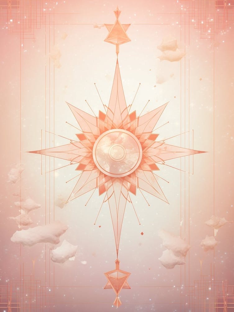 Celestial Abstract Geometric Illustration 12