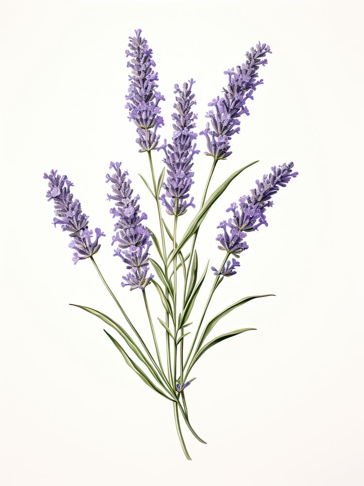 Lavender Vintage Botanical Herbs 2