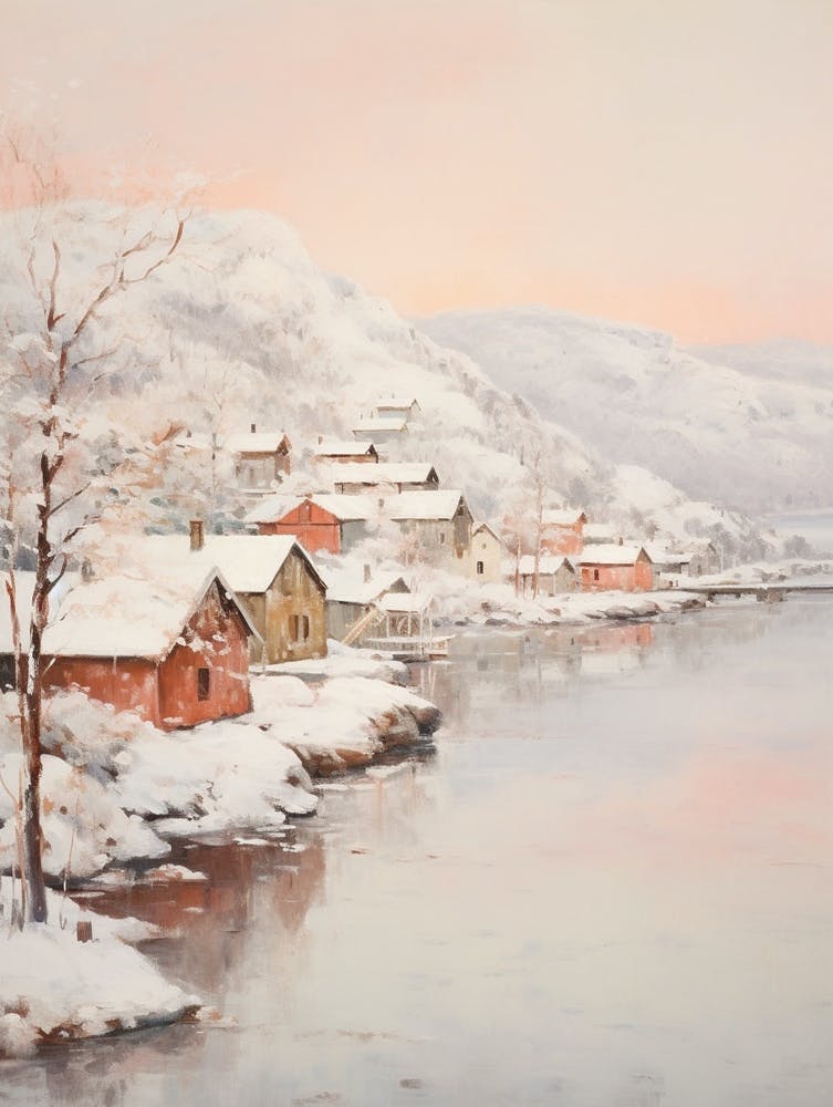 Dreamy Winter Painting Troms Norway 4