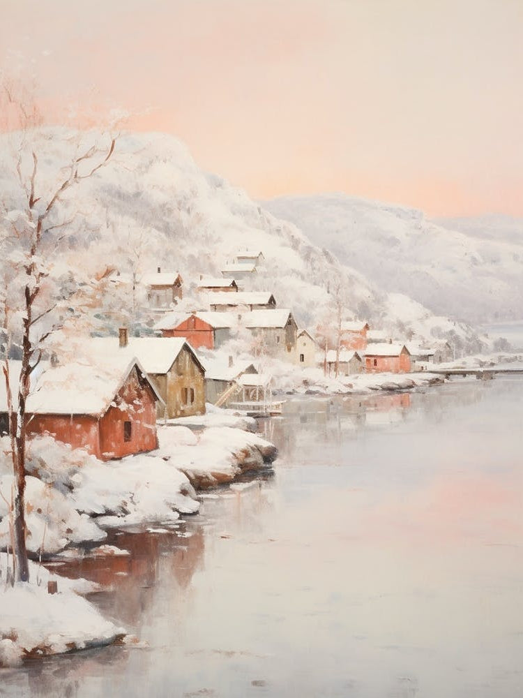 Dreamy Winter Painting Troms Norway 4