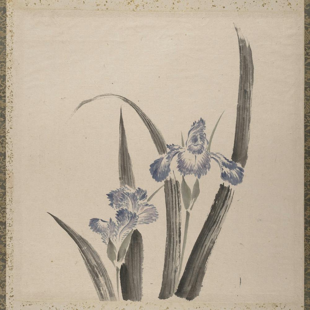Orchid Flower, Album Of Sketches (1760–1849) Painting, Katsushika Hokusai