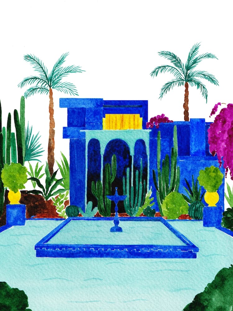 Majorelle Watercolor
