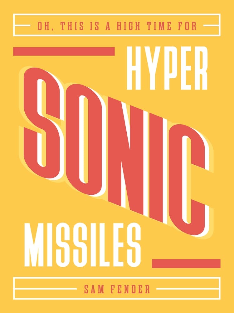 Fender Hypersonic Missiles  Wall Art Music Lyrics Poster Print