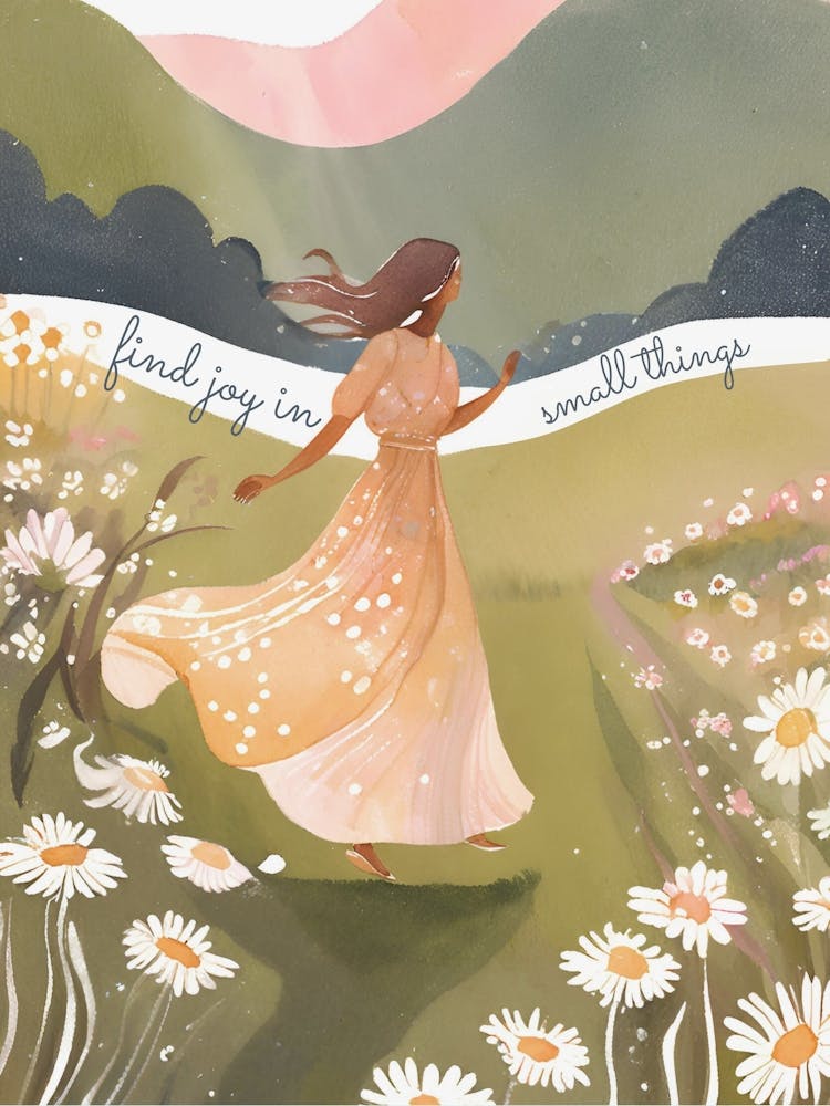 I Will Walk With You Illustration