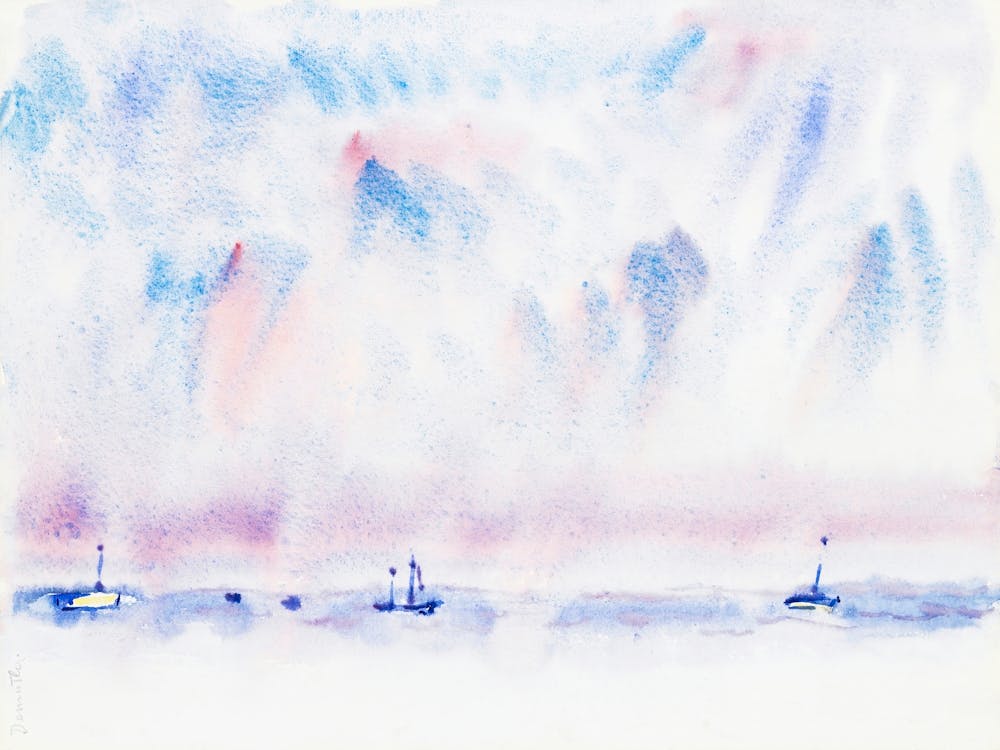 Bermuda Himmel und Meer mit Booten, Charles Demuth