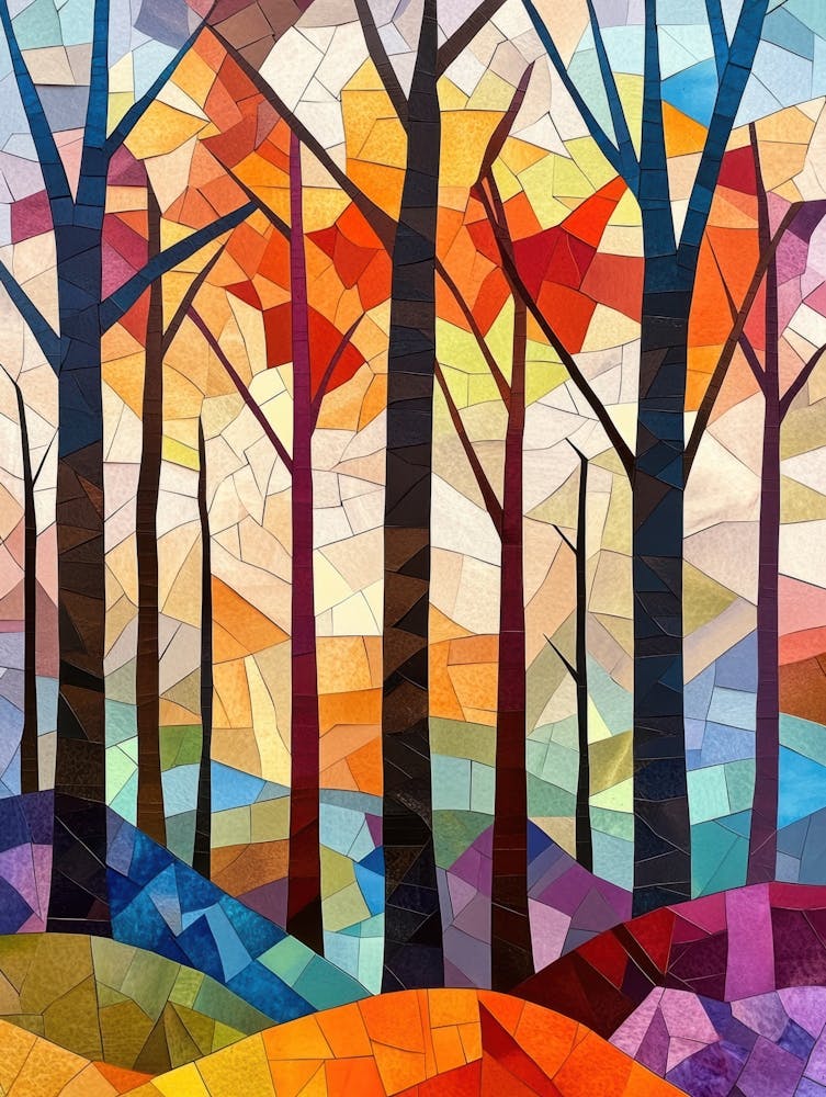 Mosaic Of Trees
