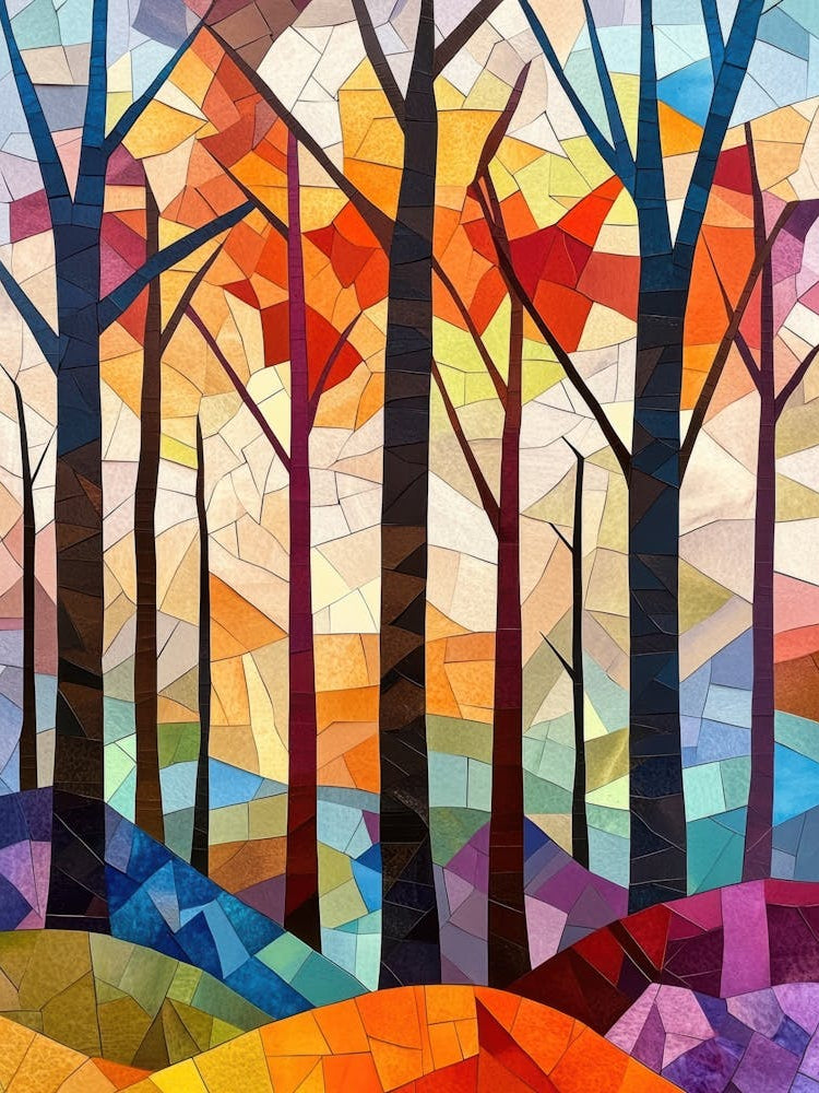 Mosaic Of Trees