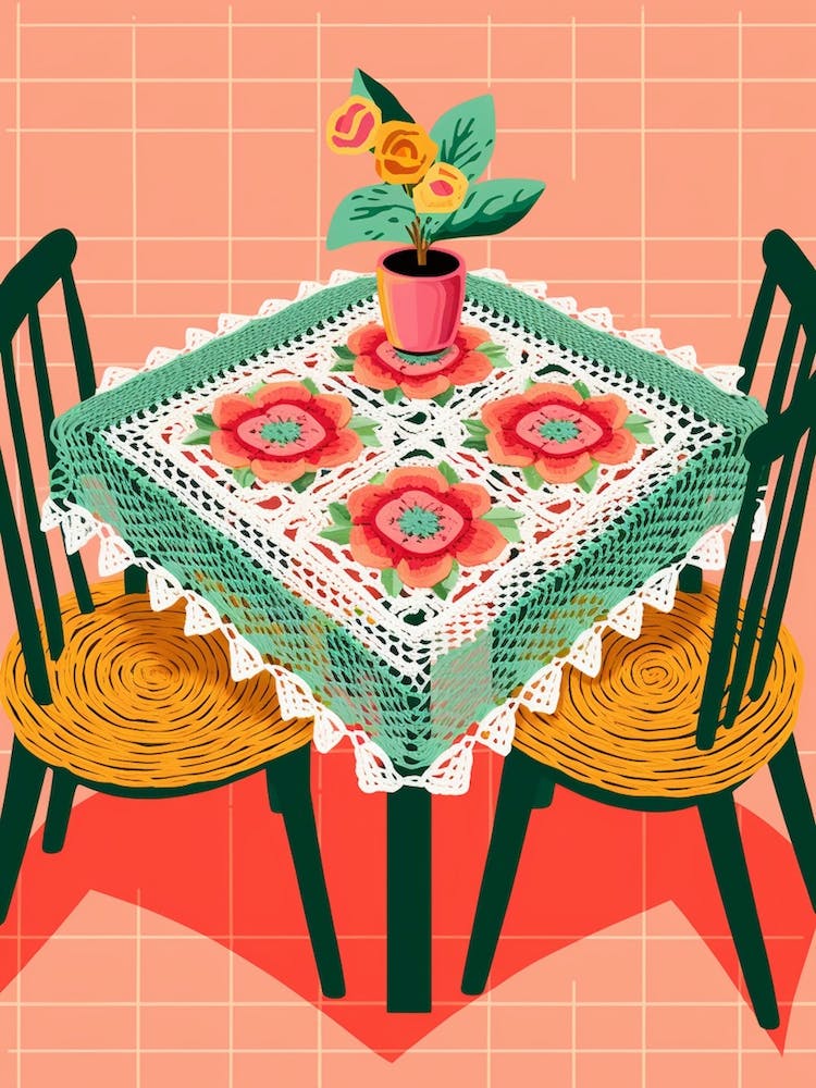 Salle À Manger Au Crochet 2