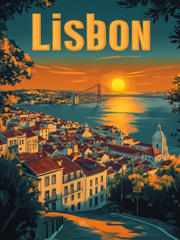Aihrgdesign A Mid Century Modern Travel Poster For Lisbon Sho 60c0f126 Bea8 4216 B6b8 F6a4ec8b968b 3