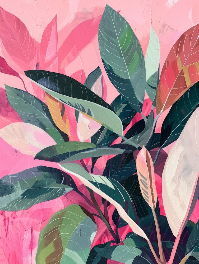 Pink Leaves 2