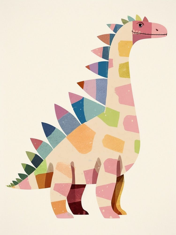 Nursery Dinosaur Art Dimetrodon 2