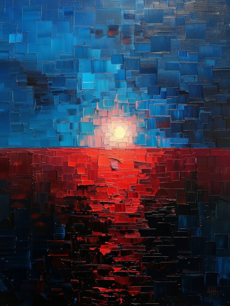 Sunset Over The Sea 9