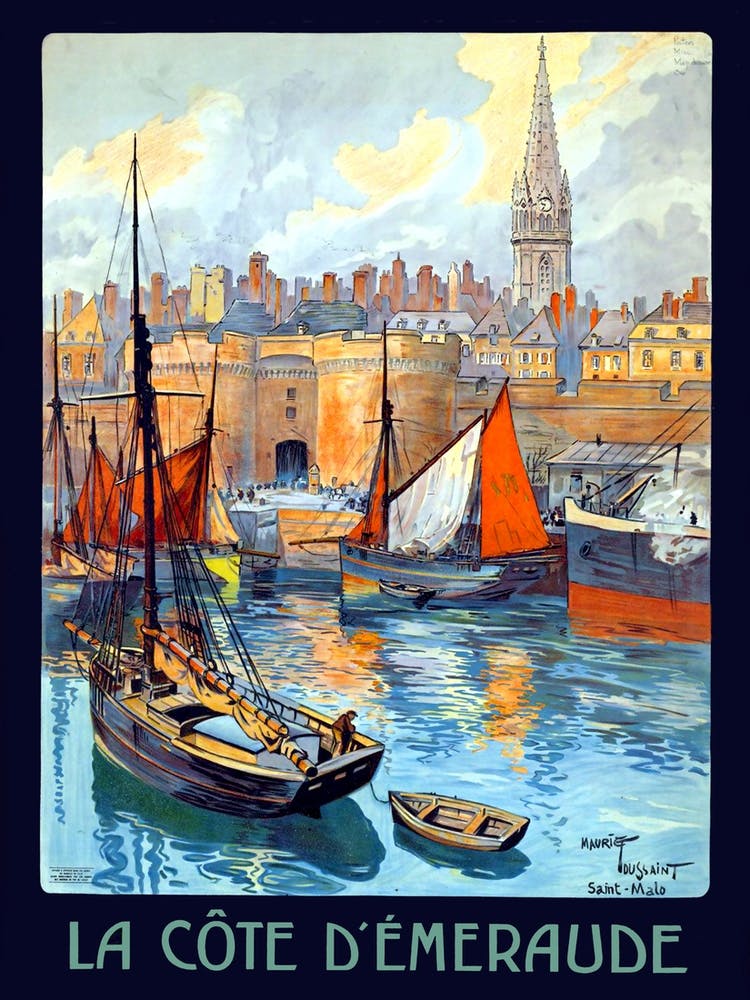 La Cote De Emeraude, Port Saint De Malo, France