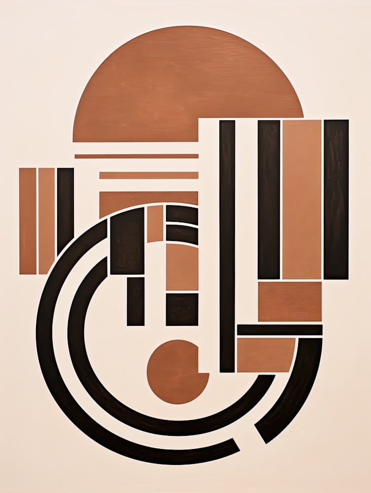 Noir Geometric Elegance
