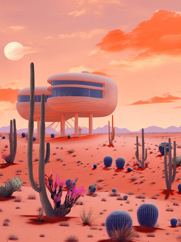 Futuristic Hotel In The Desert 1