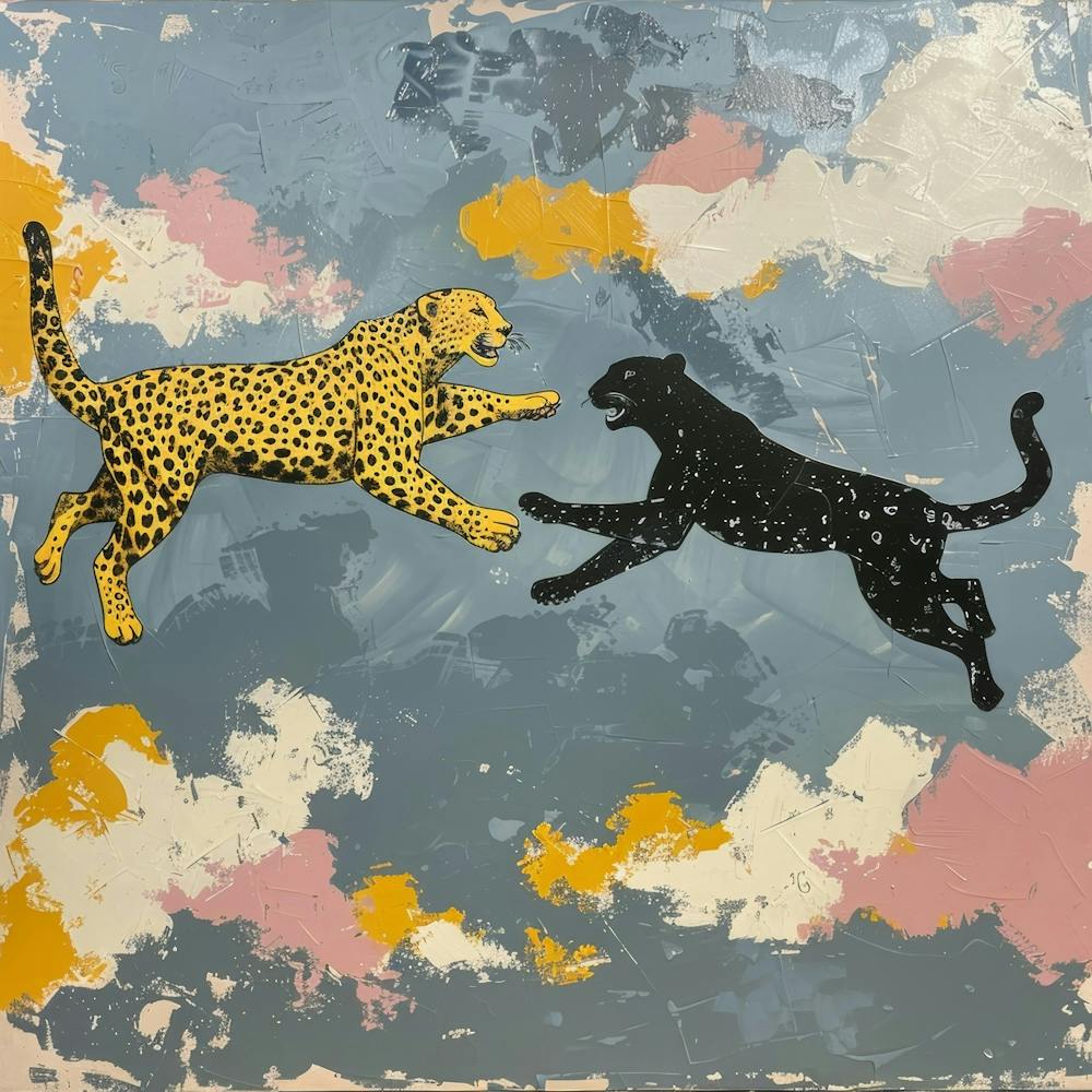 Cheetahs In The Sky