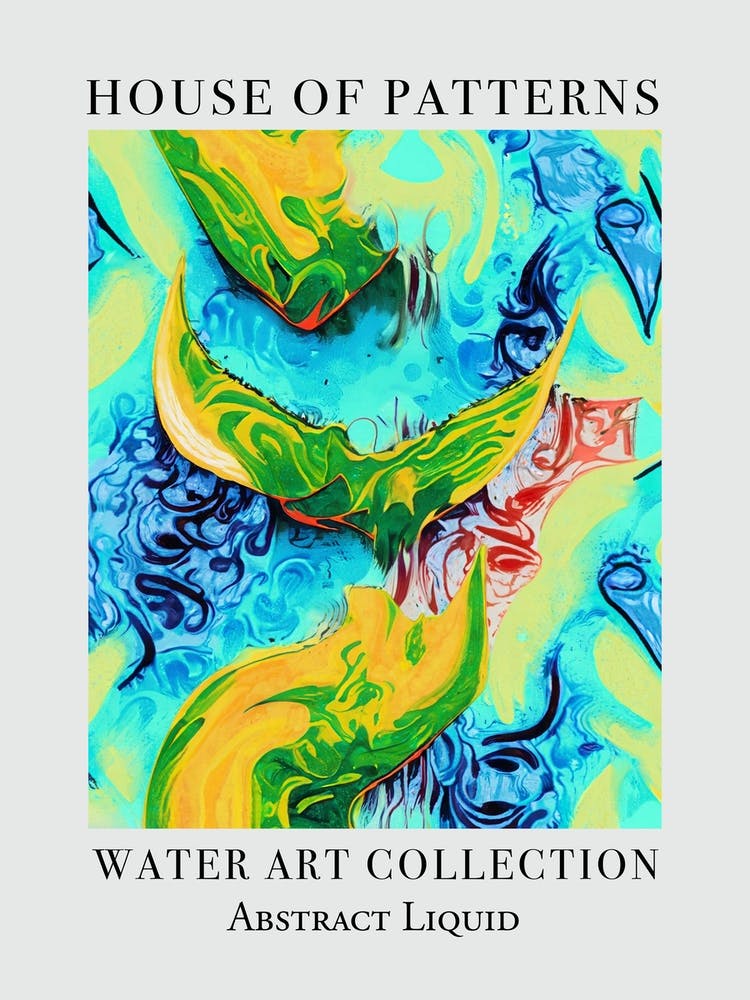 House Of Patterns Abstract Liquid Water 11