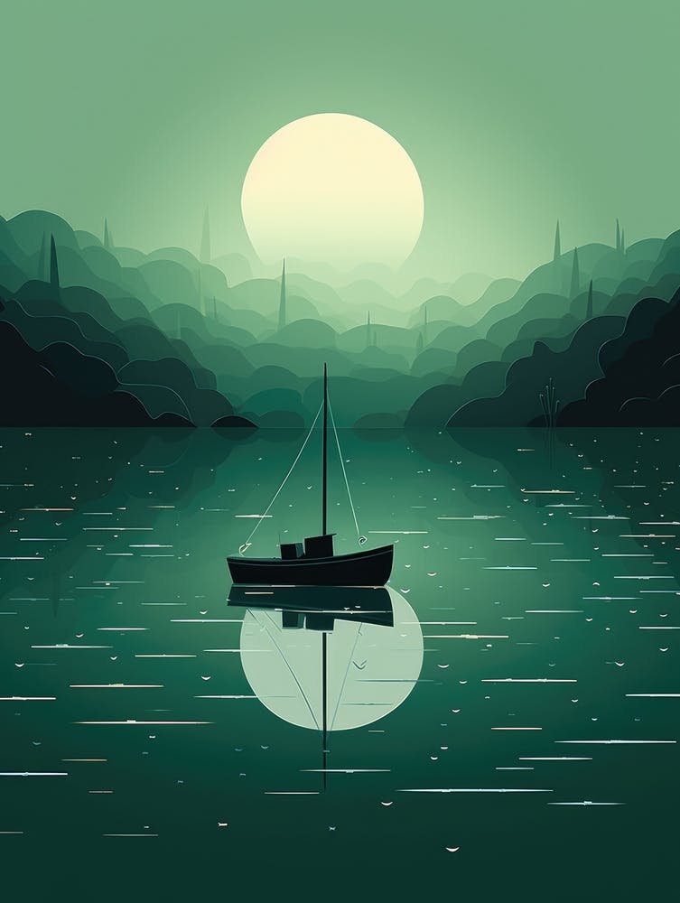 Boat On A Lake