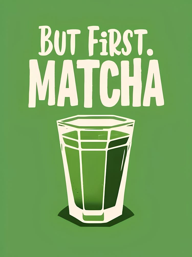 But First Matcha Art Print by Panda Zen Studios – Fy!