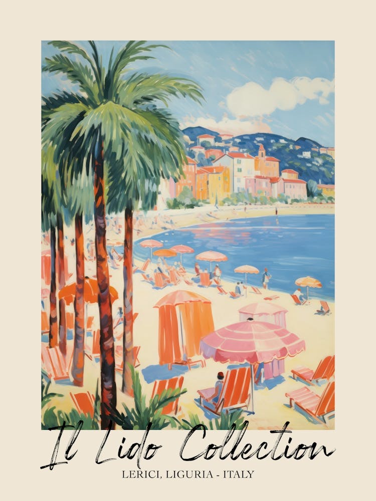 Lerici, Liguria   Italy Il Lido Collection Beach Club Poster 1