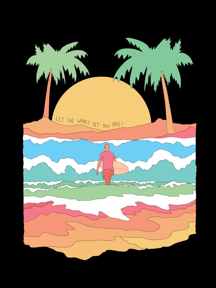 Que Les Vagues Te Libèrent
