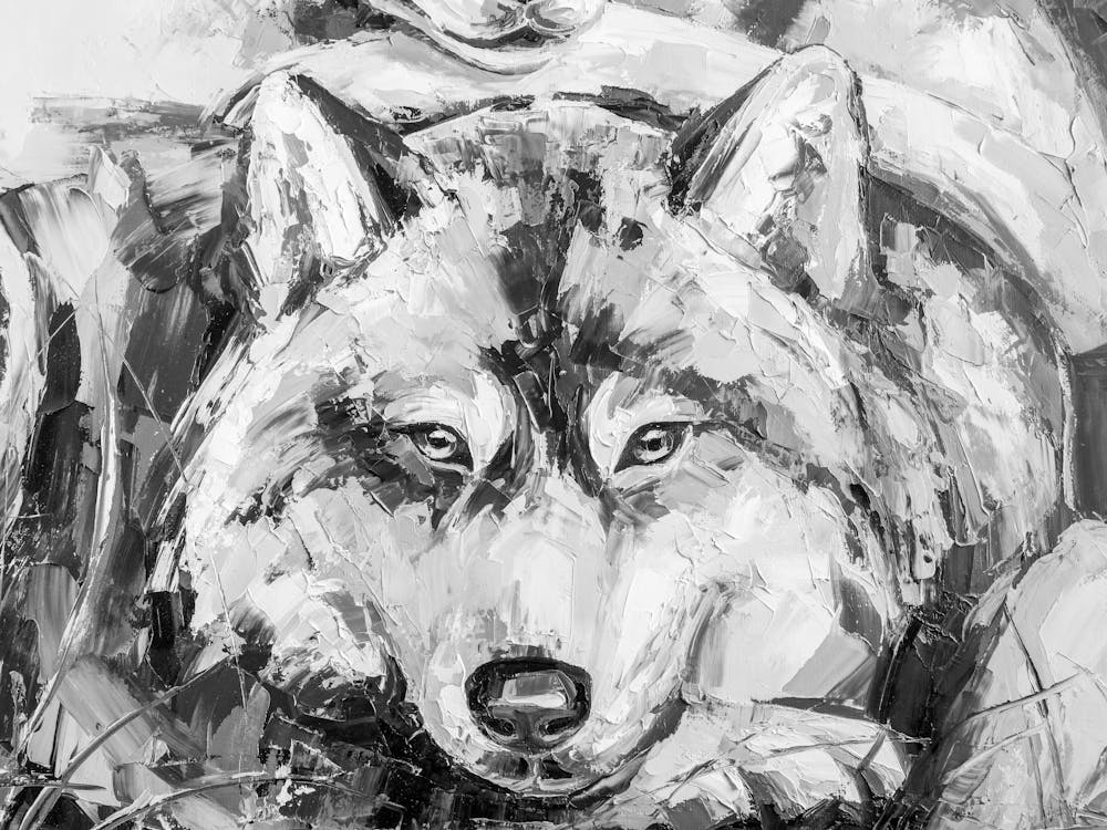Wolf And Wolf Cub