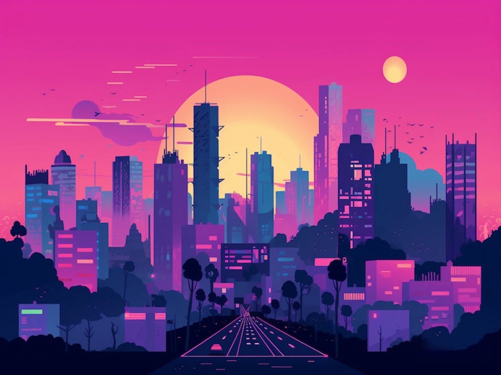 Mexico City Skyline