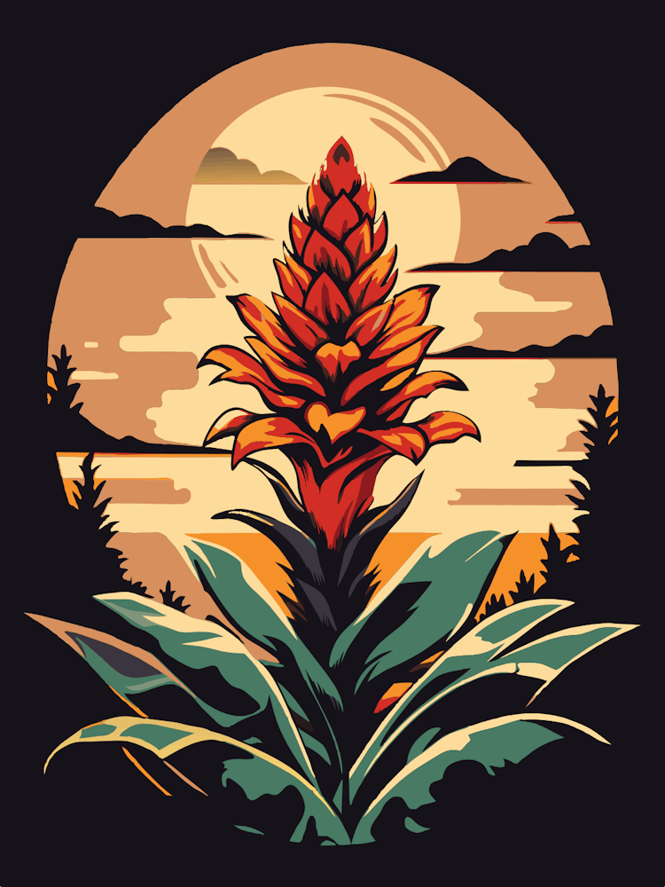 Red Ginger Flower 2