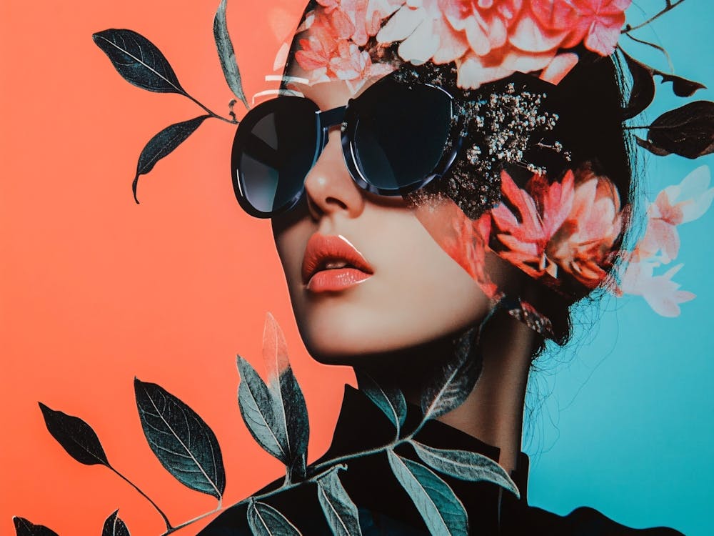 Woman With Flowers On Her Head 10