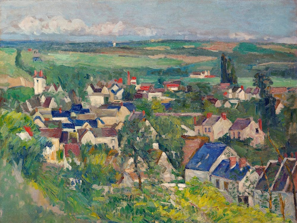 Auvers, Panoramic View, Paul Cézanne