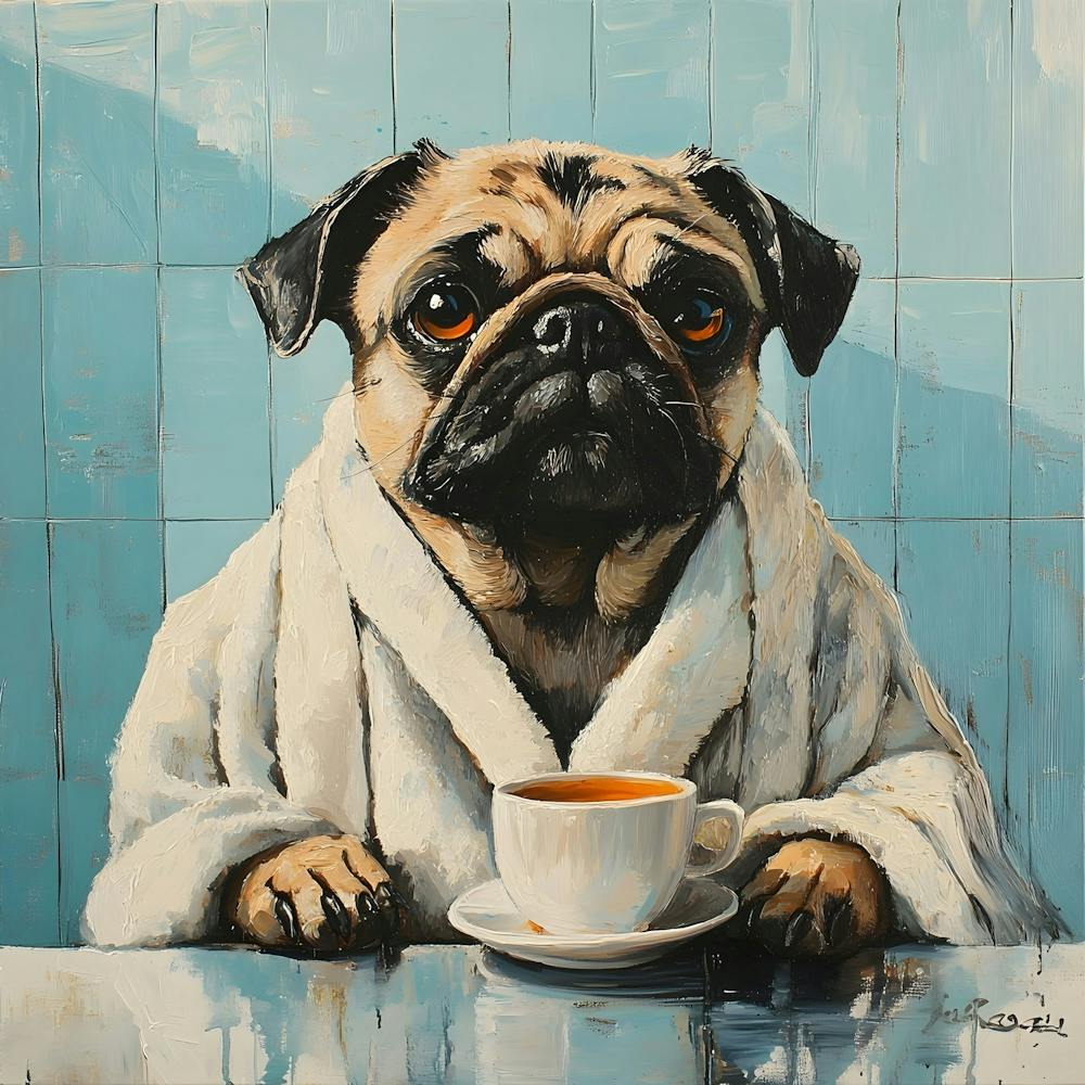 Leisure Pug Morning 2