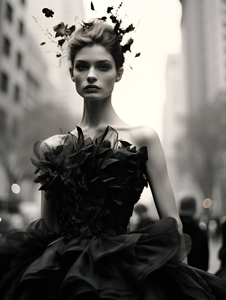 Schwarzes Kleid