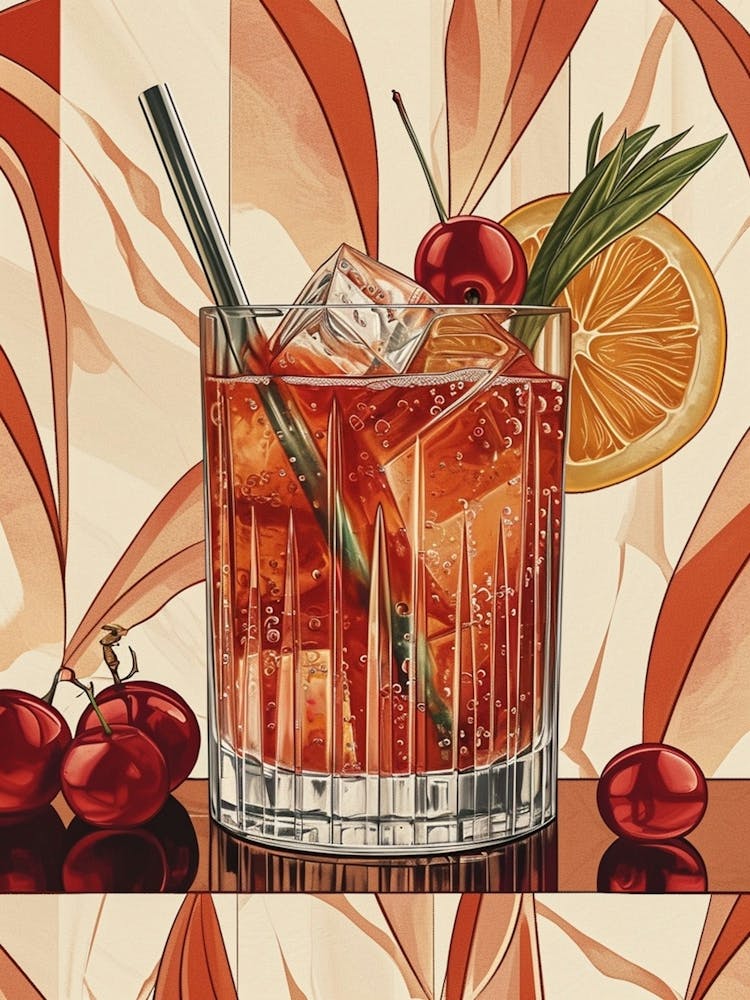 Art Deco Rosmarin Cocktail 2