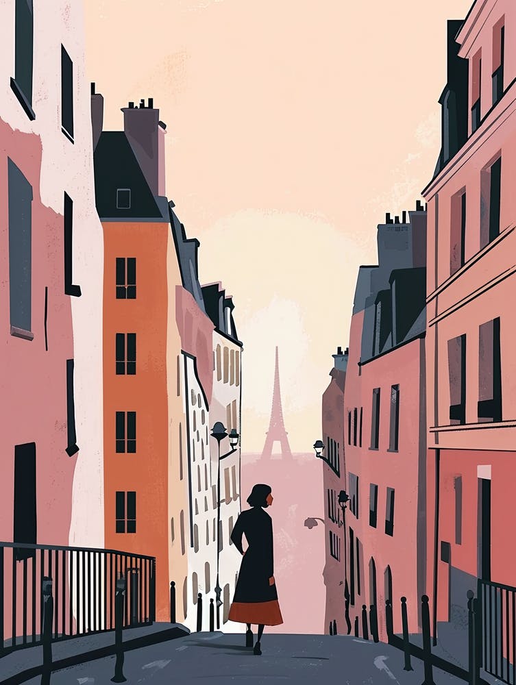 Paris Street Scene, Minimalism