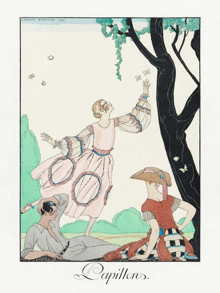 Papillons (1922), George Barbier