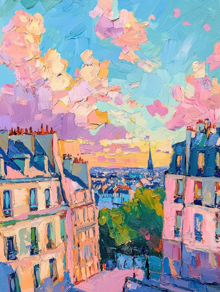 Sunset In Paris 1