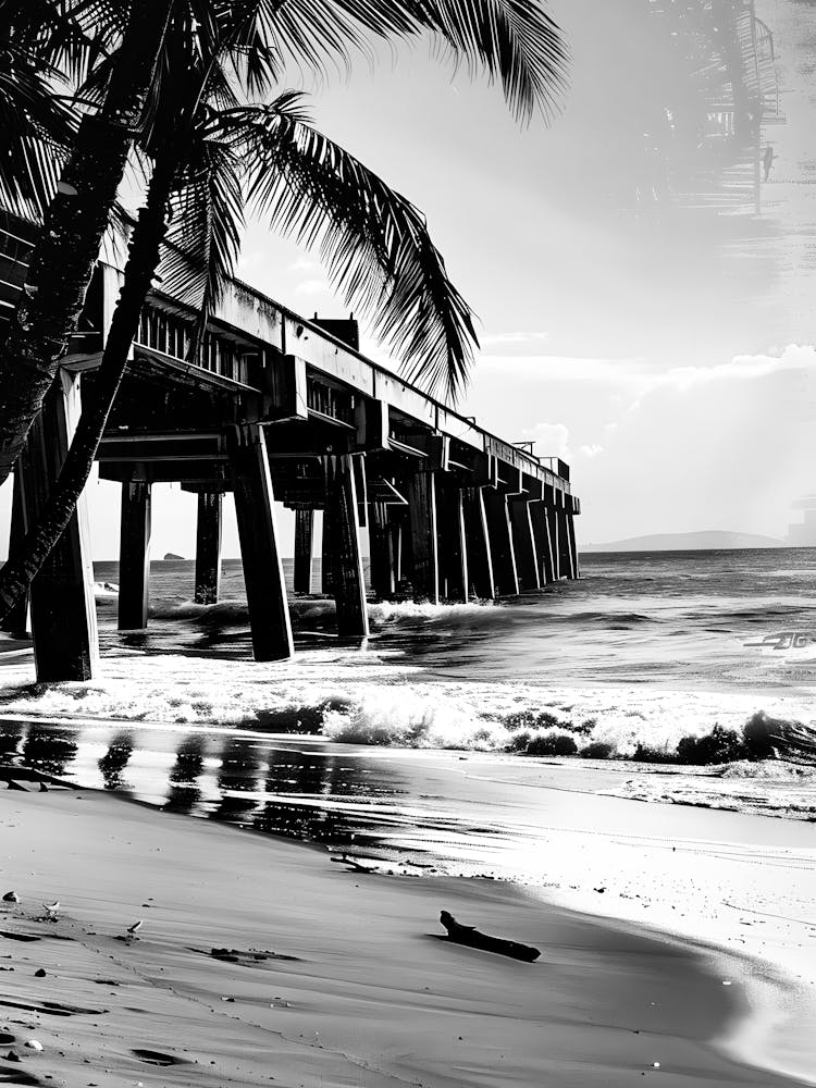 Black And White Pier 4