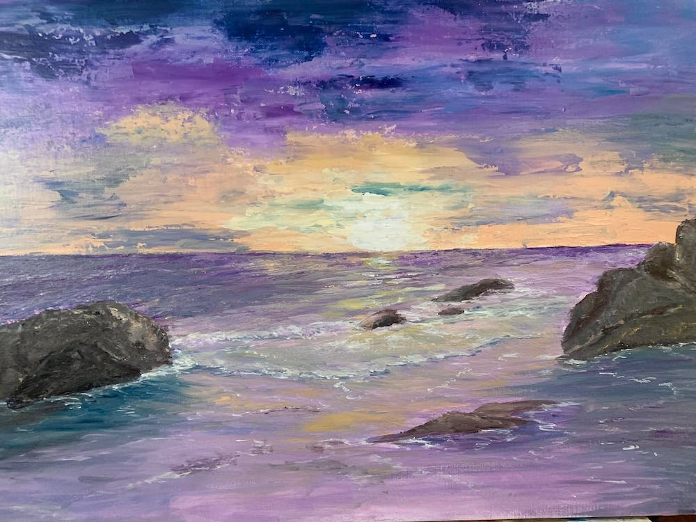 Sunset At The Beach 1