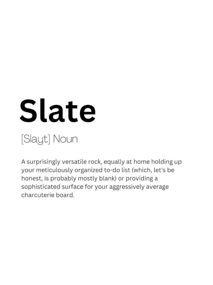 Slate Definition Meaning 2