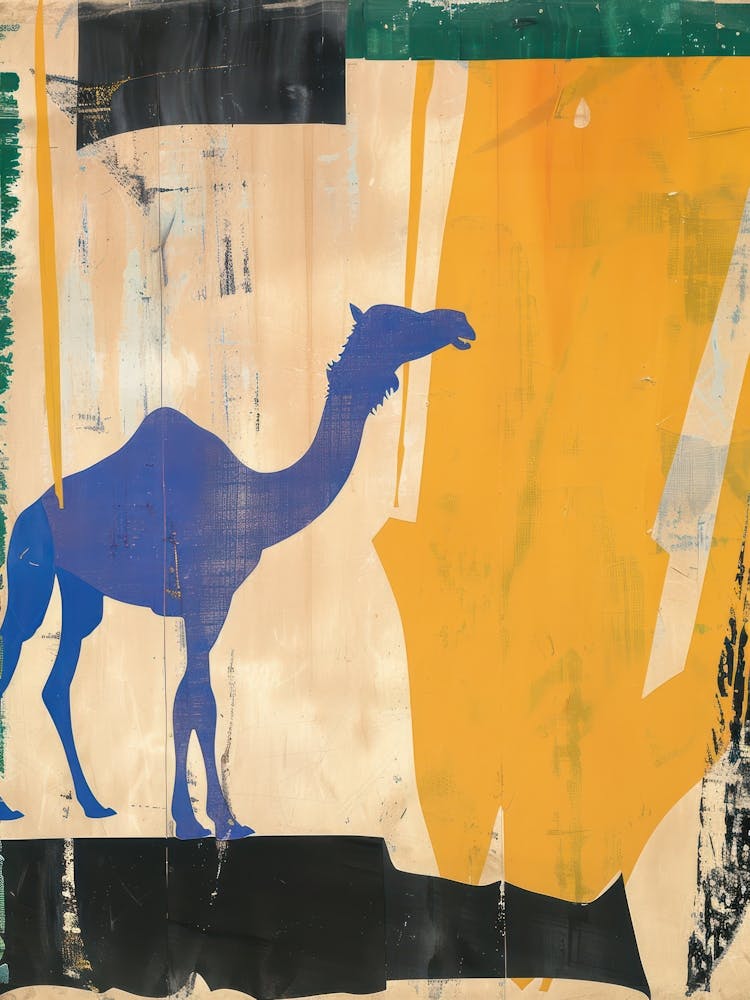 Camel 2 Cut Out Collage