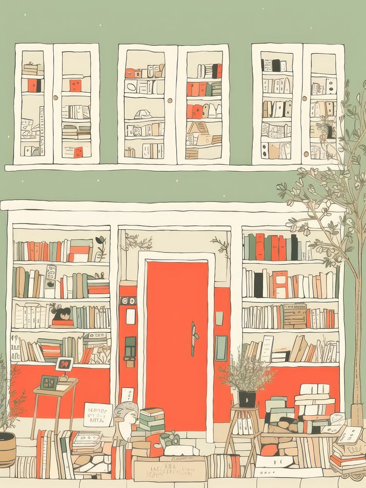 Florence The Book Nook Pastel Colours 1