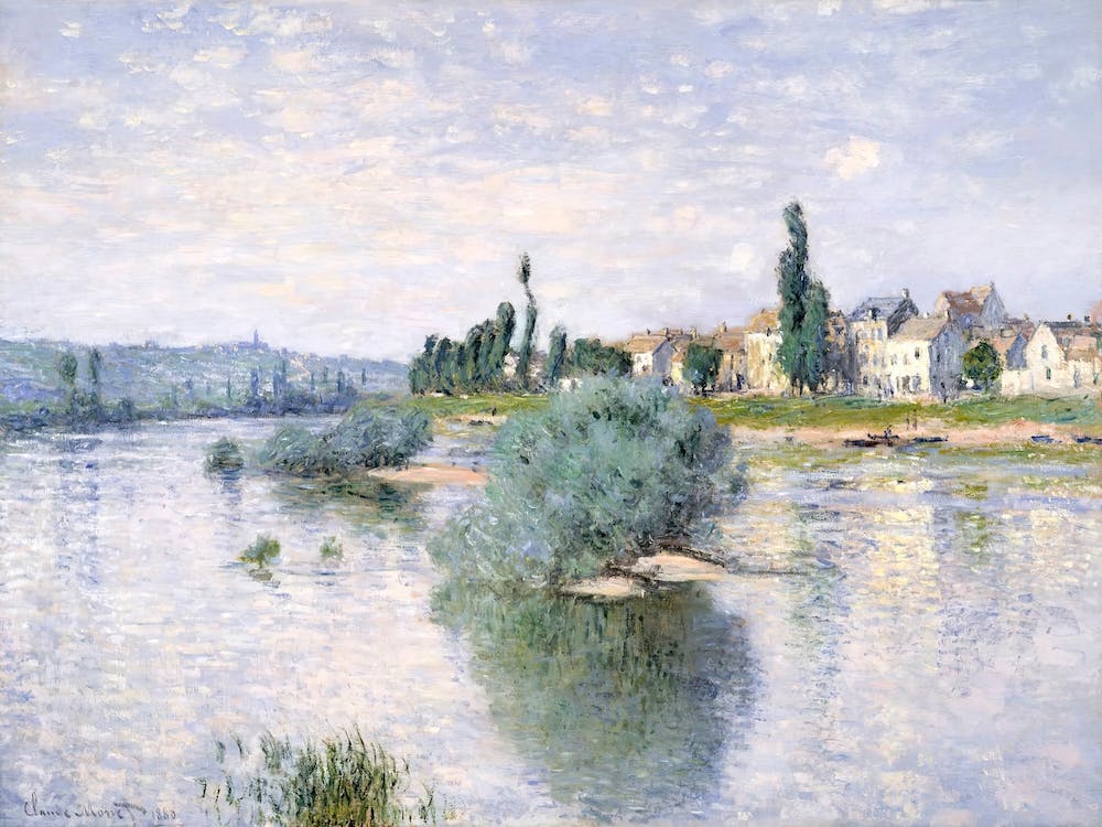 The Seine At Lavacourt (1880), Claude Monet