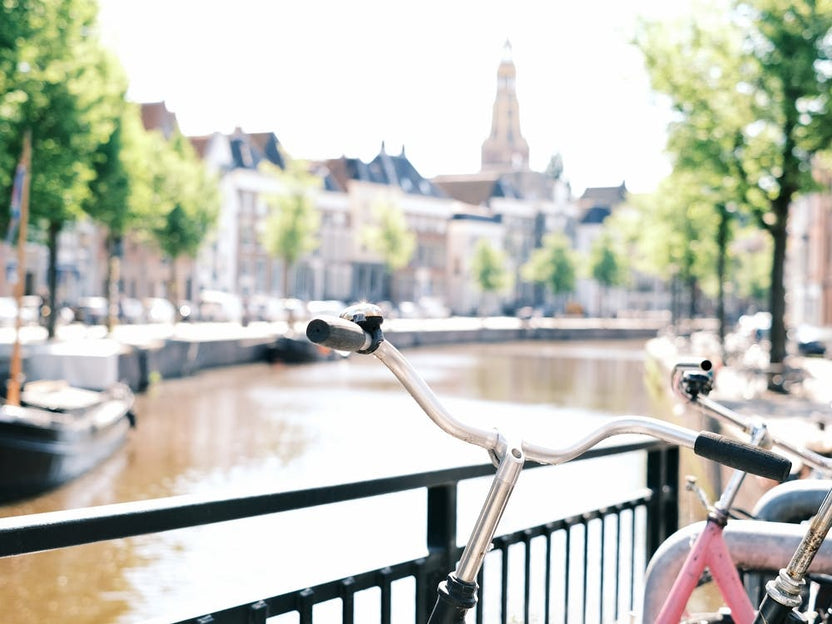 Bikes at Canal of Groningen // The Netherlands // Travel Photography