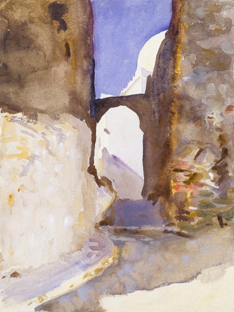 Street, Tangier (1895), John Singer Sargent