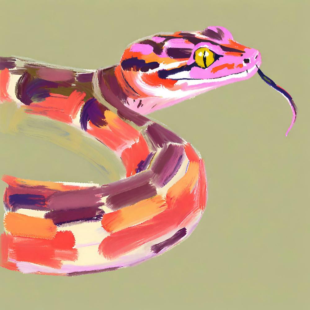 Red Tailed Boa Snake 02