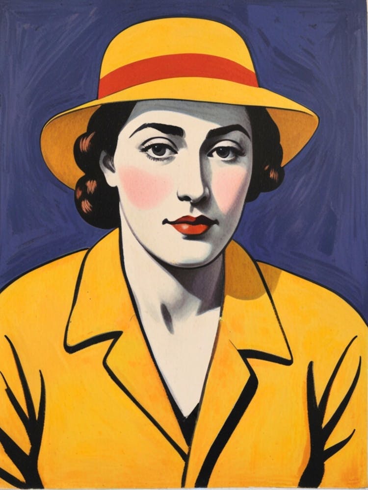 Woman In Yellow Hat