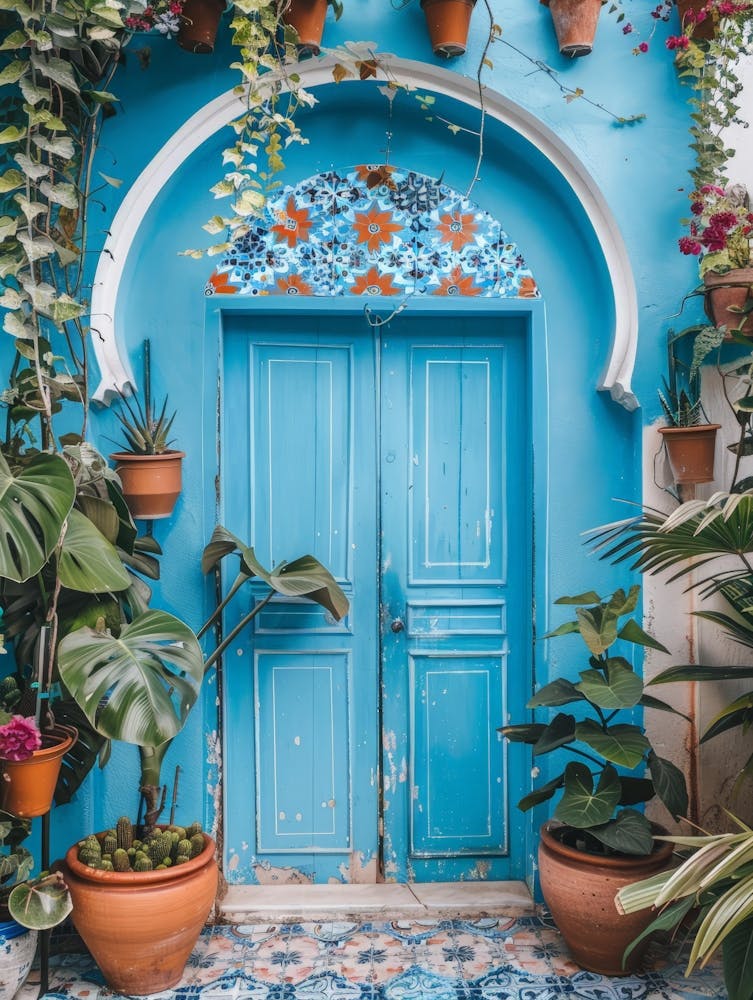 Blue Door In Morocco 5
