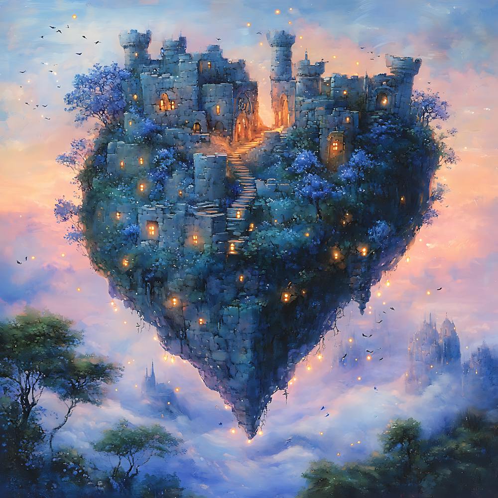 Floating Island Dreamy Batik Artworks 4