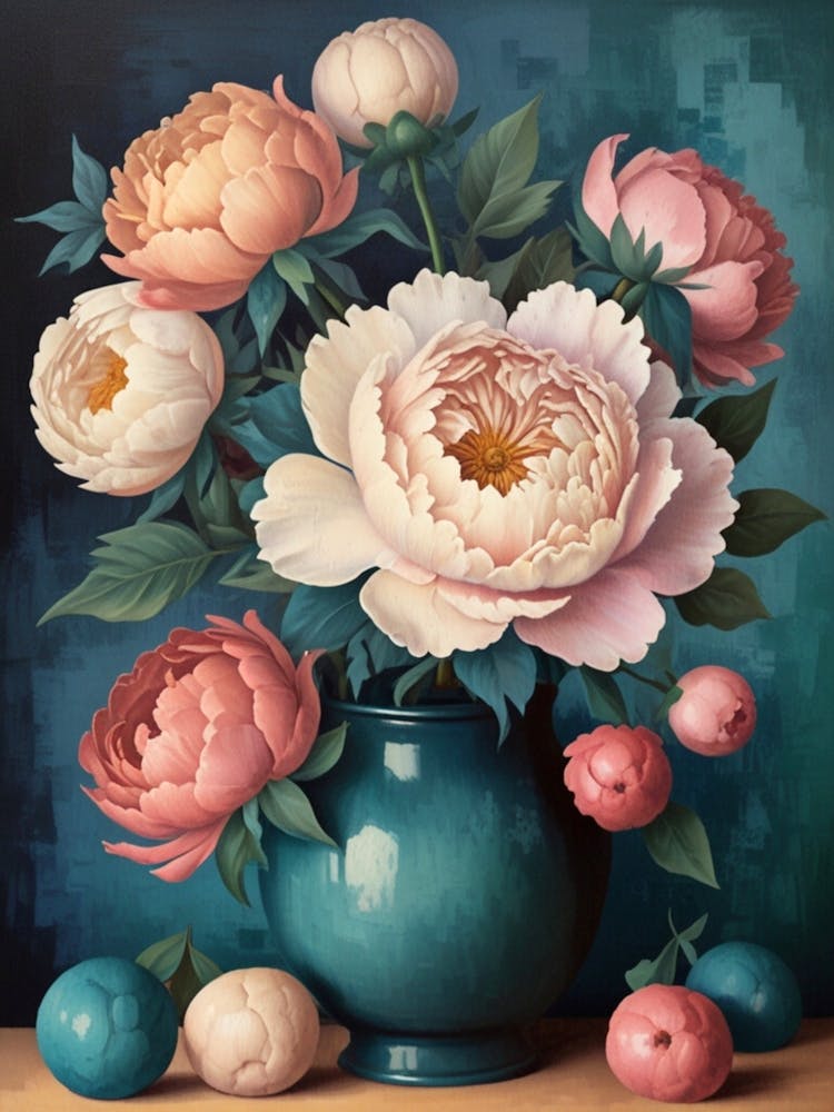 Peonies In A Vase 4